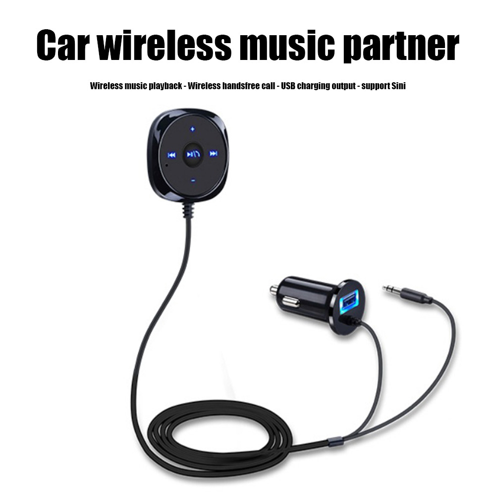 Audio Music Mp3 Free - Handsfree Bluetooth-compatible Car Kit Wireless Bluetooth-compatible
