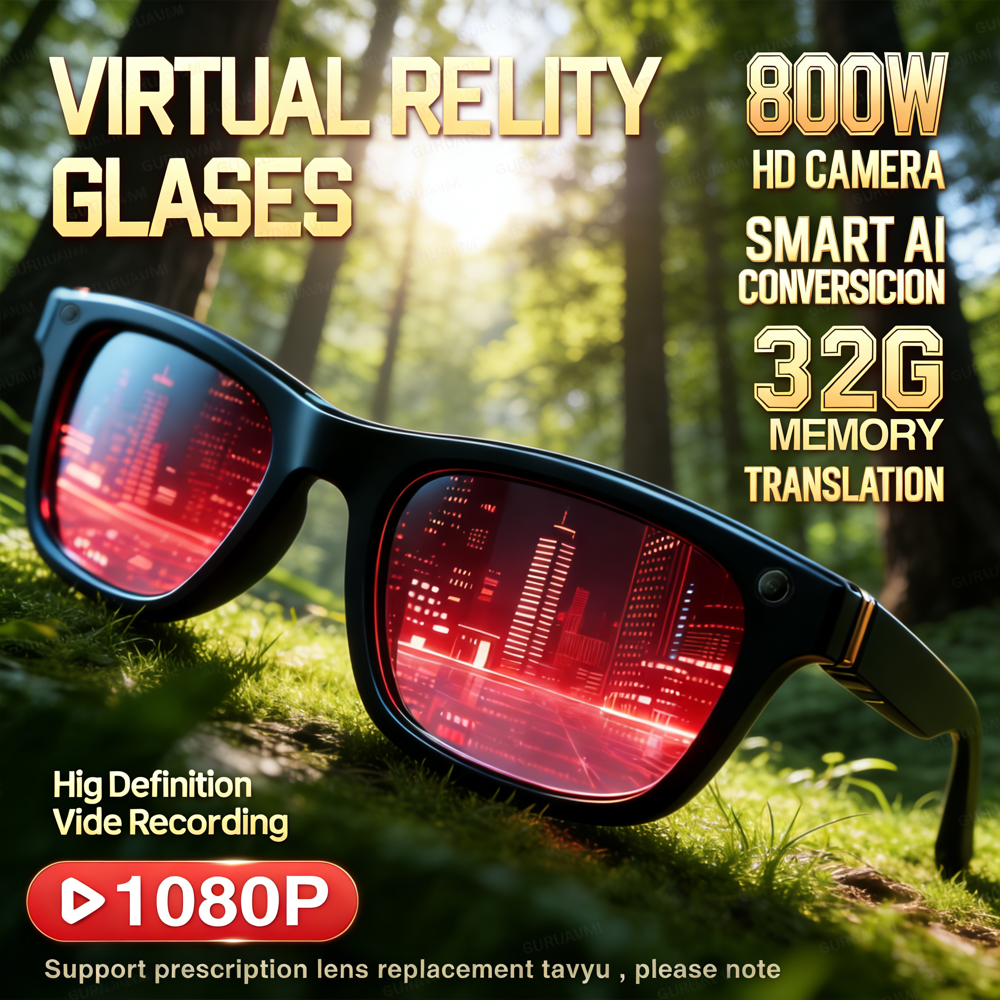 Audio Music Video - 2026 New AI Smart Glasses with