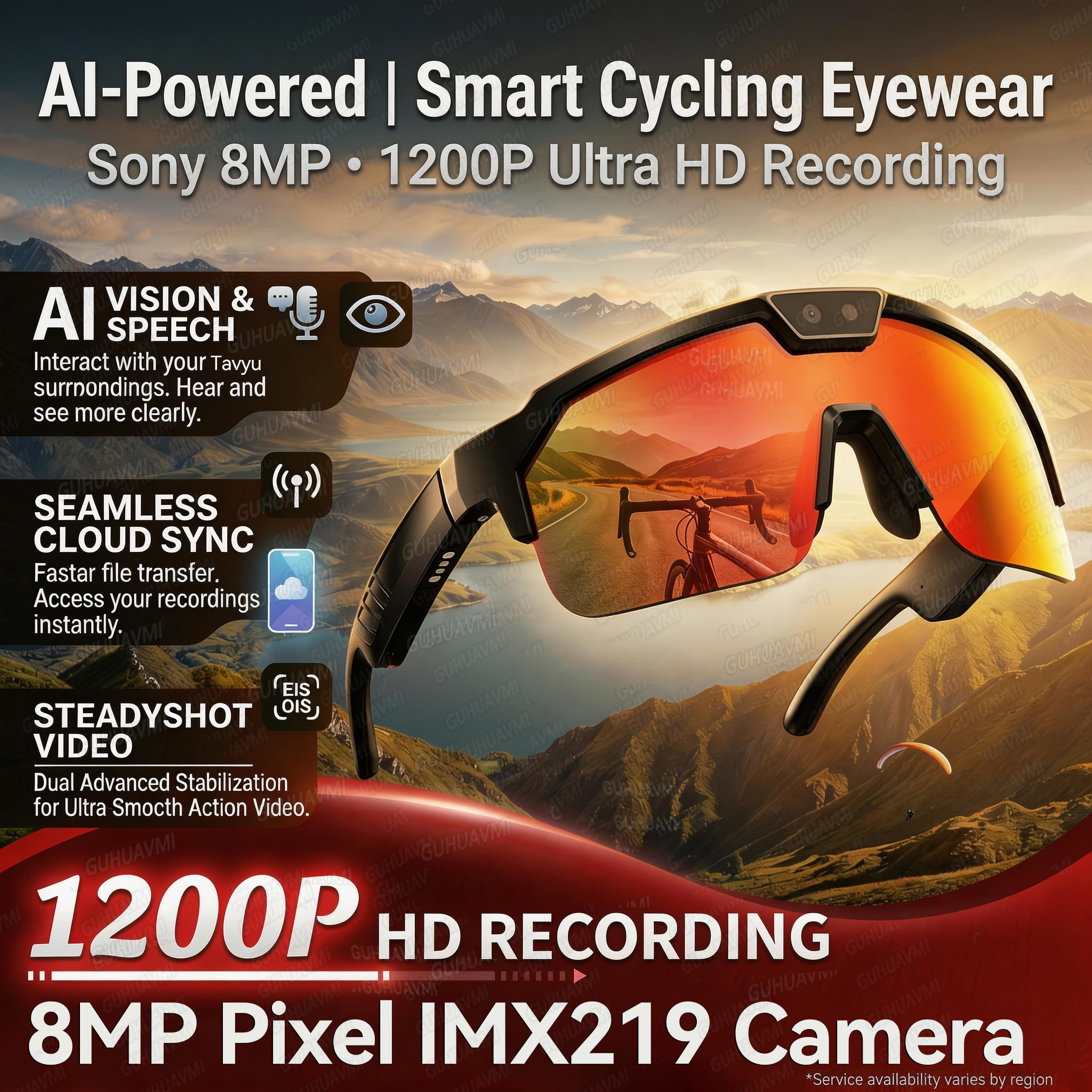 Audio Music Video - 2026New AI Smart Glasses 1200P Camera