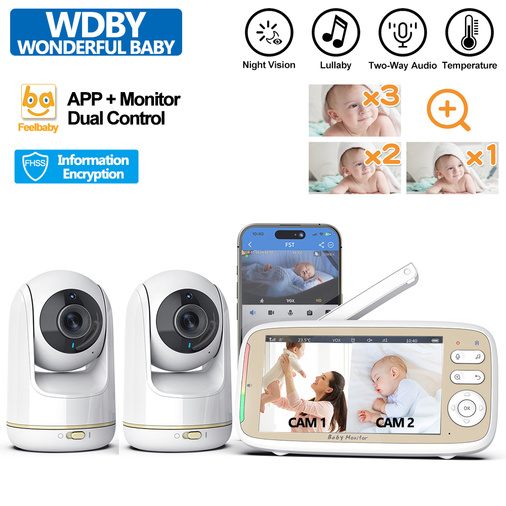 VB803 PRO Baby Monitor with 2p - Audio Music Video 리뷰 및 가격