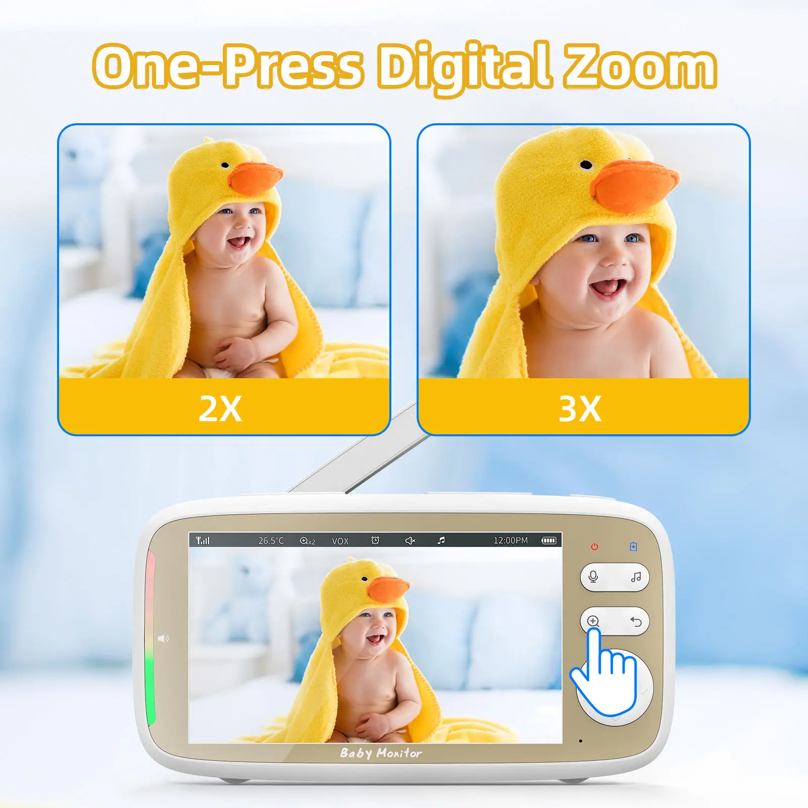 VB803 PRO Baby Monitor with 2p - Audio Music Video 리뷰 및 가격