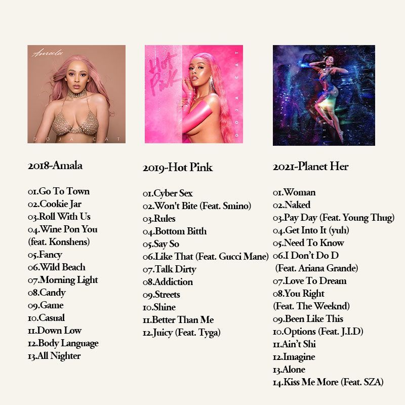 Doja Cat 6CD Music Album Colle - Audio Musically 리뷰 및 가격