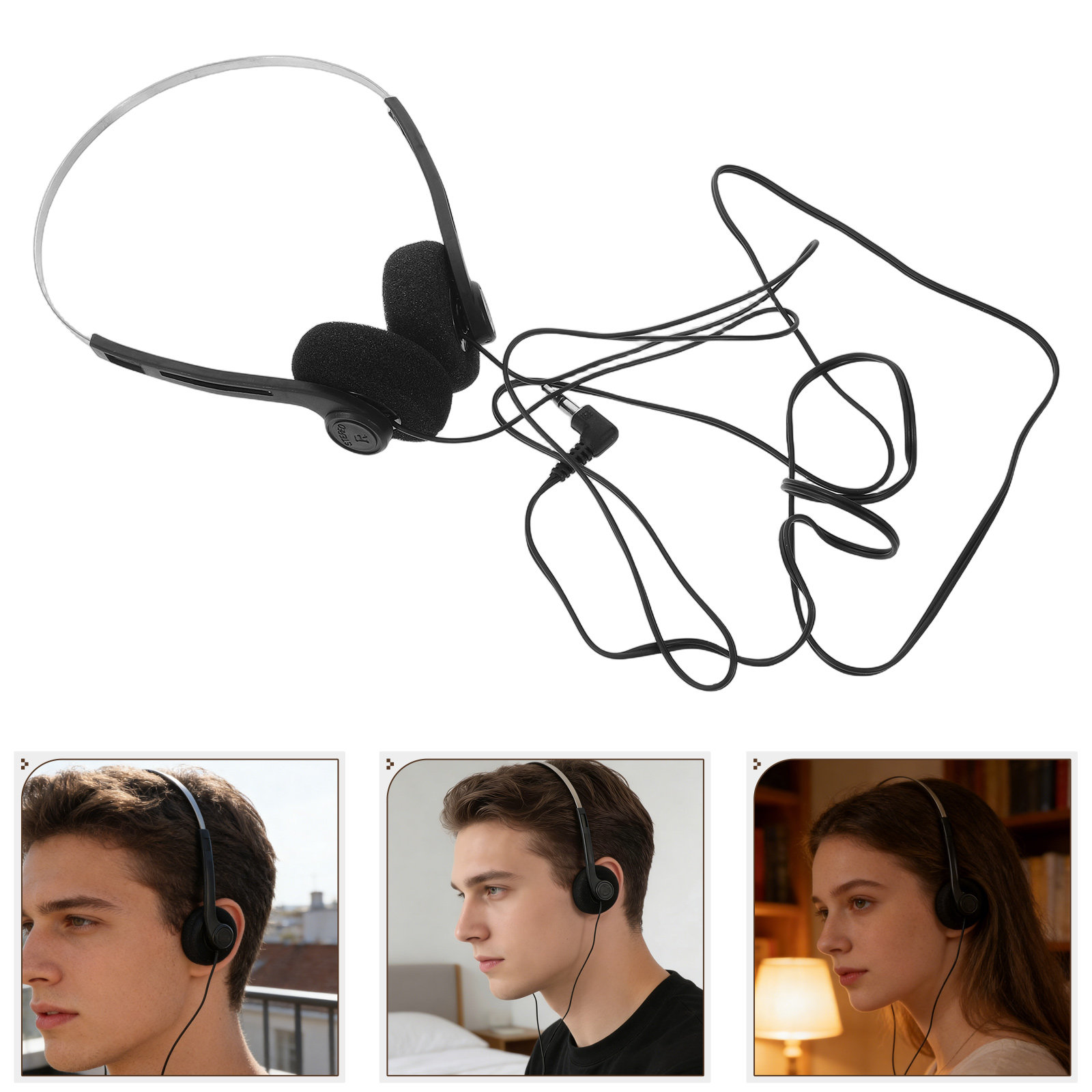 Vintage Wired Over Ear Headpho - Audio Music Technology 리뷰 및 가격