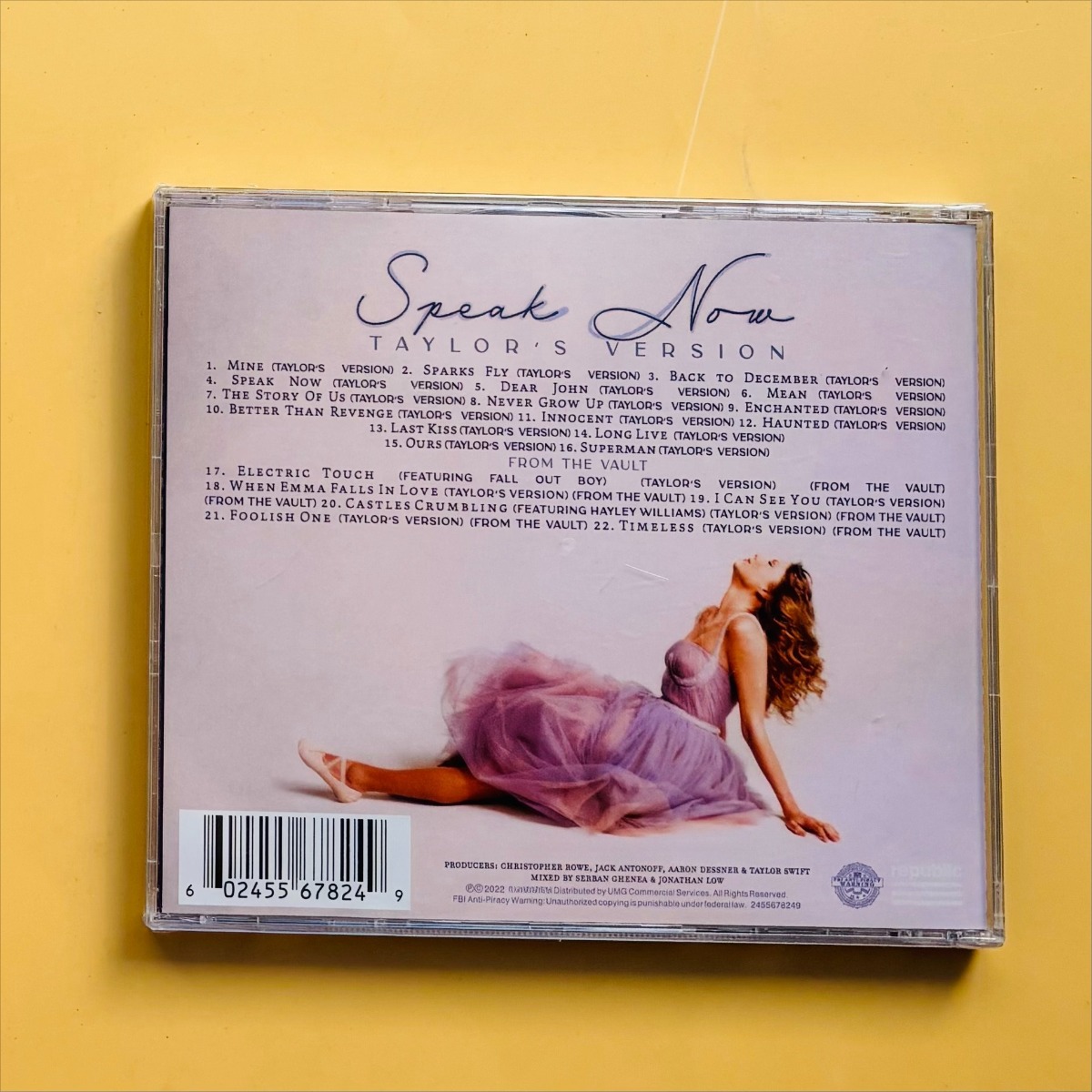 Speak Now (Taylor's Version) 2 - Audio Musically 리뷰 및 가격