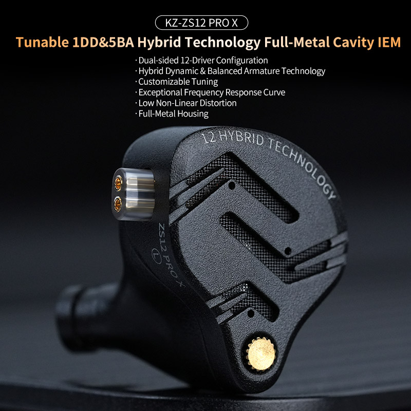 KZ ZS12 PRO X Metal Earphones  - Audio Music Technology 리뷰 및 가격