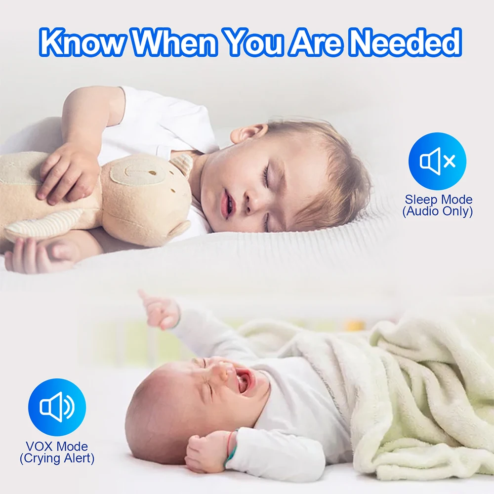 7.0'' Video Baby Monitor 720P  - Audio Music Video 리뷰 및 가격