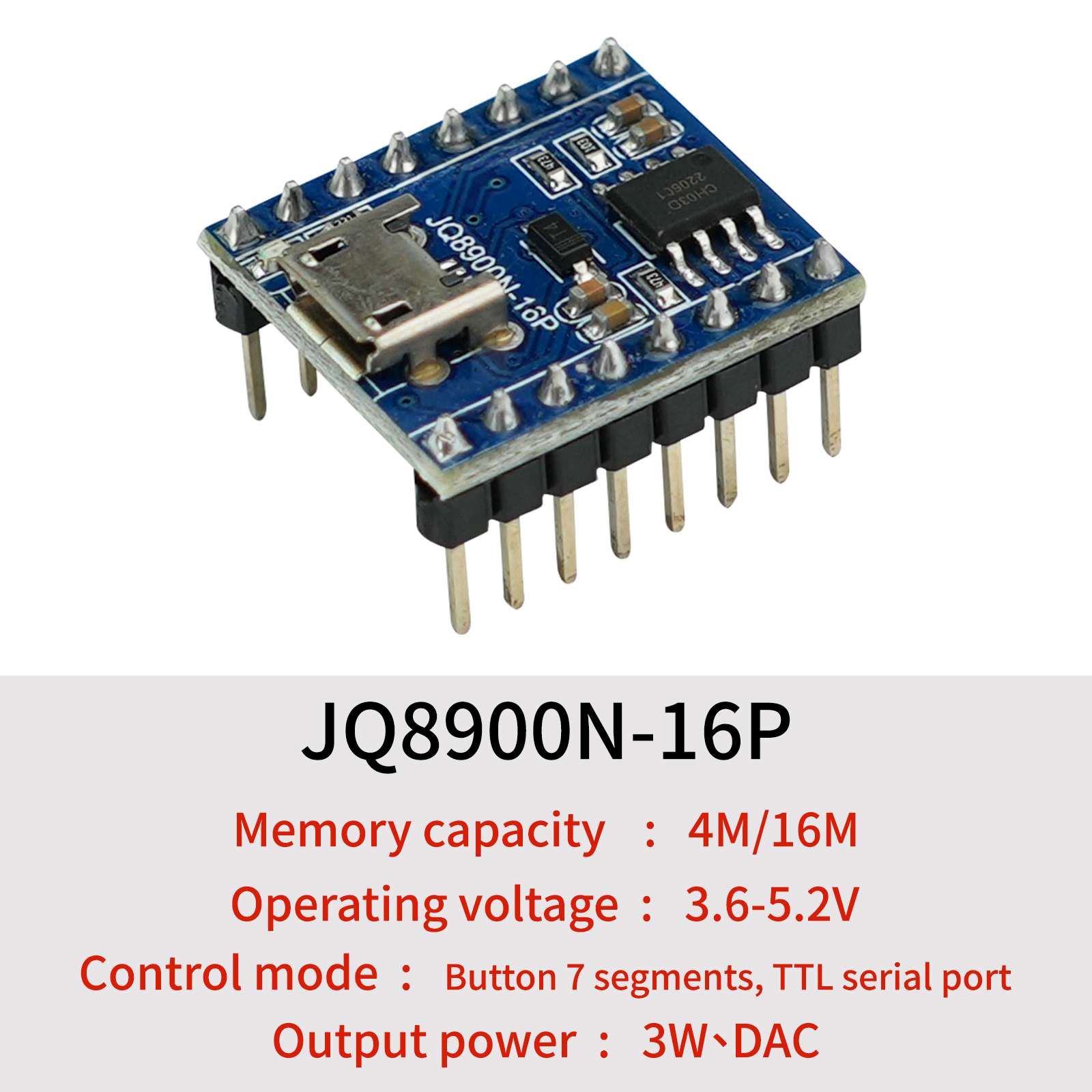 Voice Playback Module, JQ8900N - Mp3 Audio Music Download 리뷰 및 가격