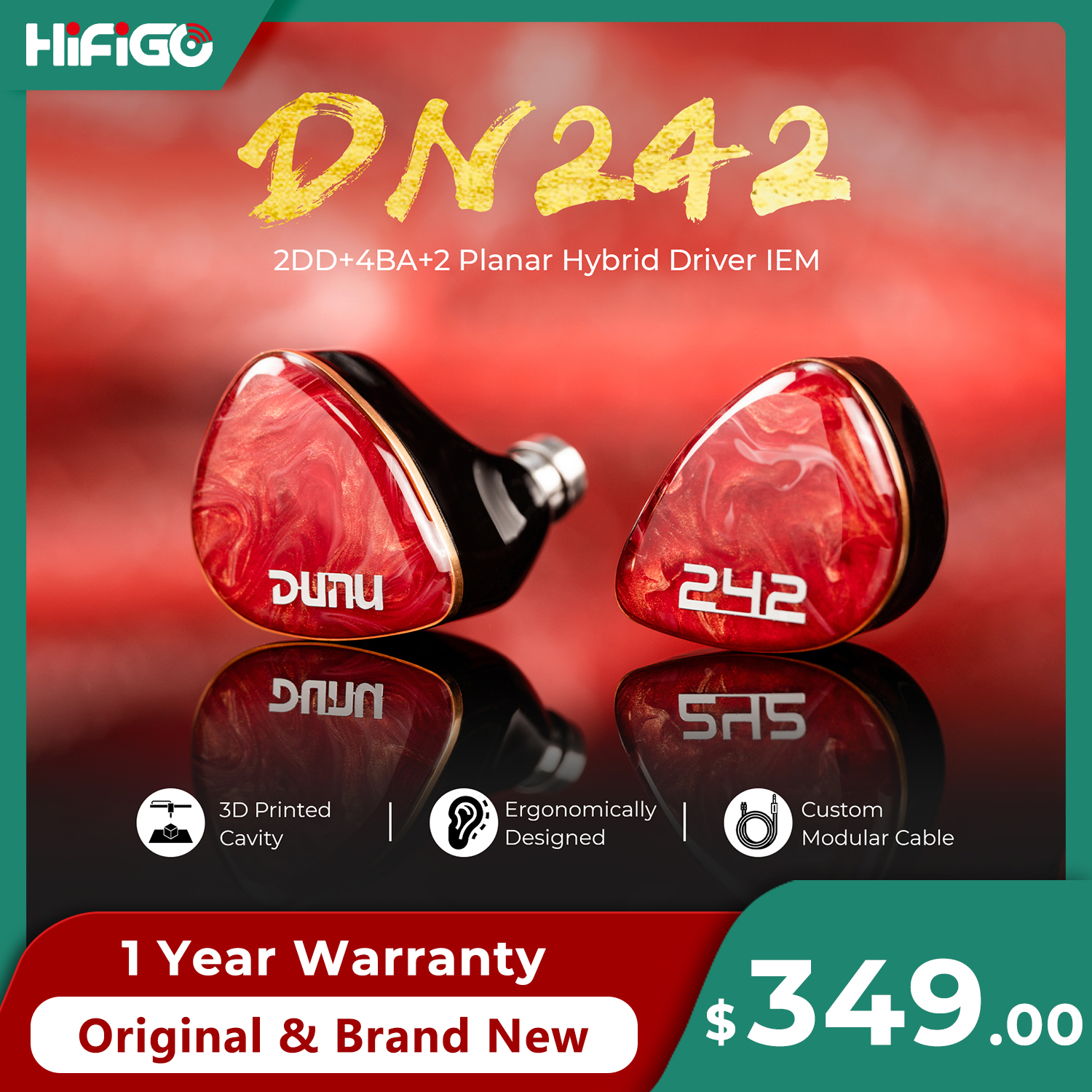DUNU DN242 2DD+4BA+2 Micro Pla - Audio Music Technology 리뷰 및 가격