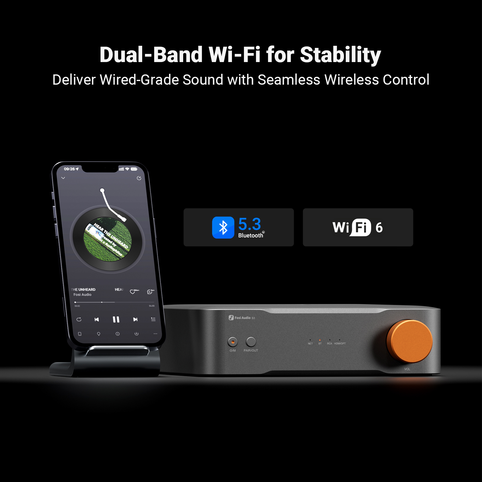 Fosi Audio Hi-Res Music Stream - Audio Without Music 리뷰 및 가격