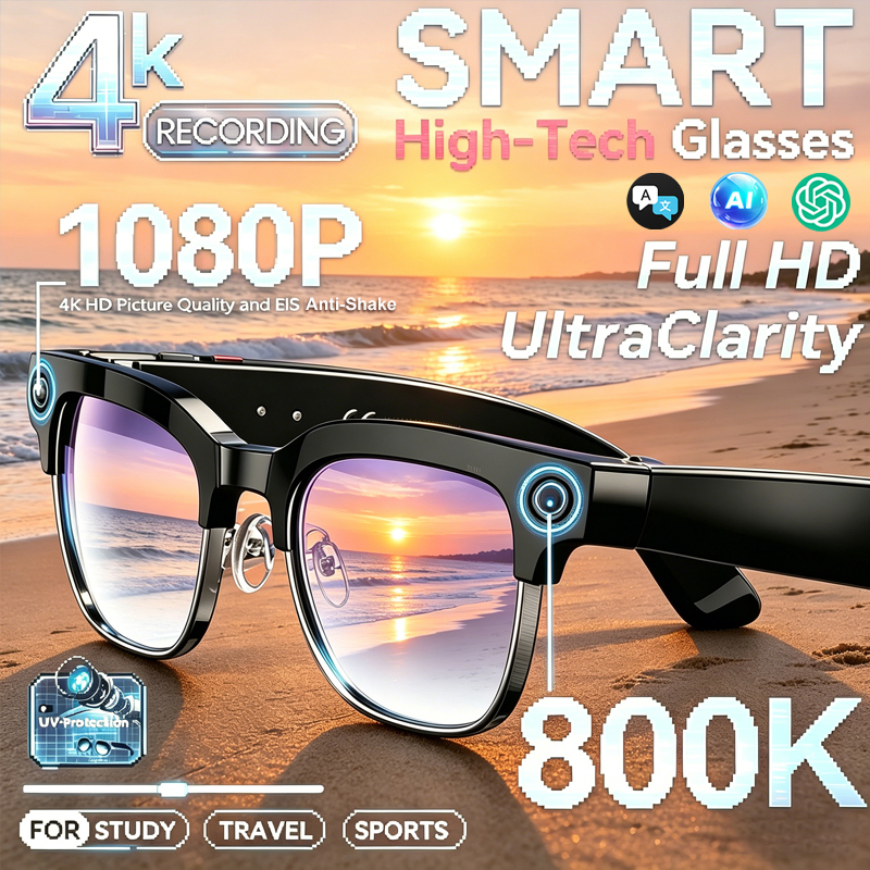 Smart Camera Glasses Photo and - Audio Music Video 리뷰 및 가격