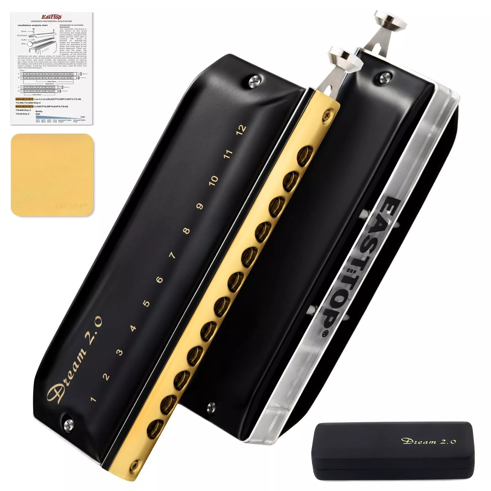 EASTTOP Dreamer 2.0 version 12 - Harmonica 10 Hole 리뷰 및 가격