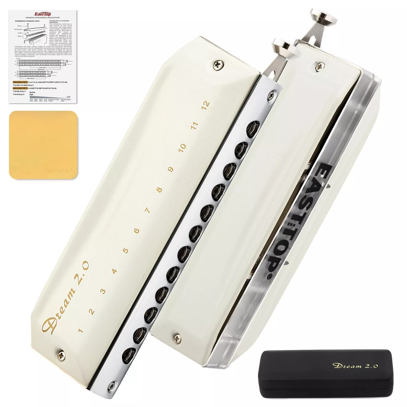 EASTTOP Dreamer 2.0 version 12 - Harmonica 10 Hole 리뷰 및 가격