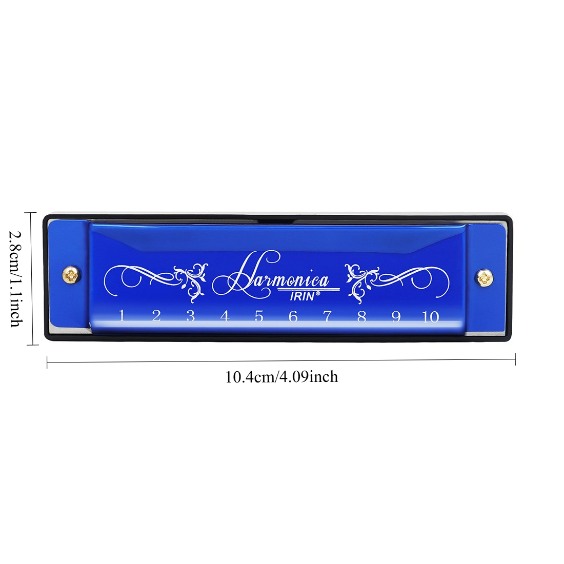 10-Hole 10-tone Harmonica in K - Harmonica 10 Hole 리뷰 및 가격