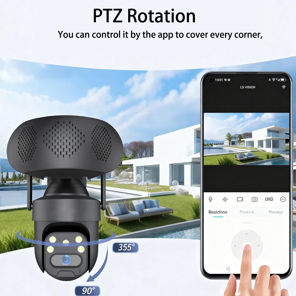 5MP HD WiFi IP Camera with Mus - Audio Music Track 리뷰 및 가격