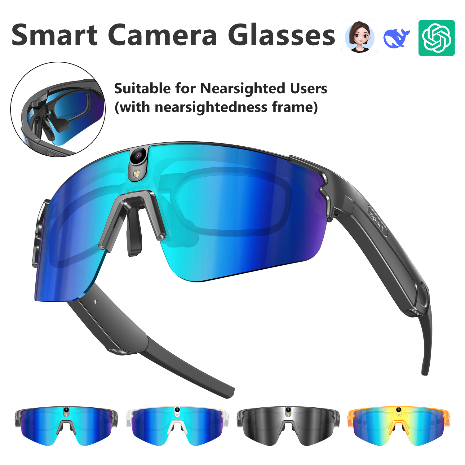 L805 AI Smart Glasses With 800 - Audio Music Video 리뷰 및 가격
