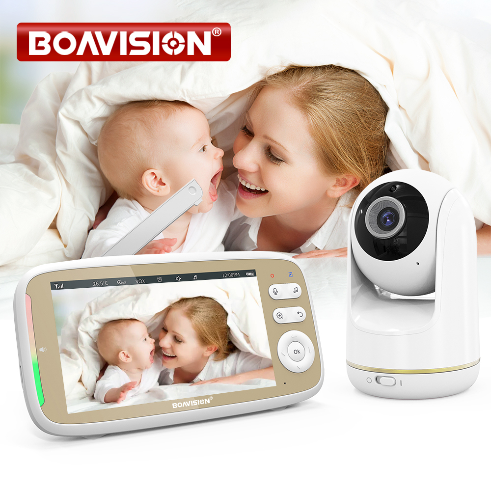 VB803 Baby Monitor 5 Inch 720P - Audio Music Video 리뷰 및 가격