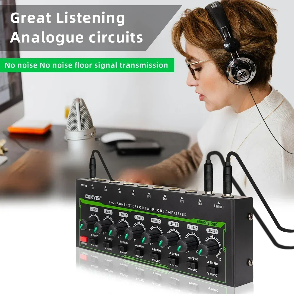 HA800 PRO 8 Channel Headphone  - Audio Without Music 리뷰 및 가격