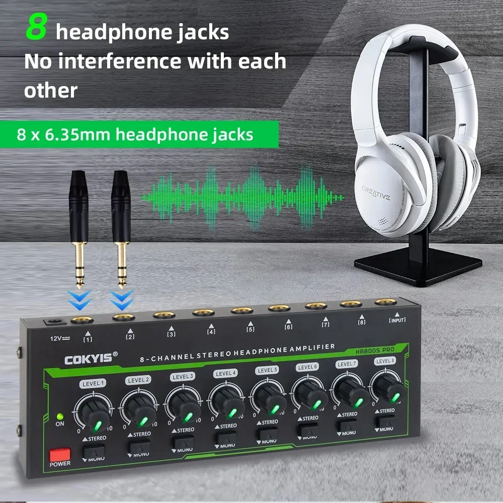HA800 PRO 8 Channel Headphone  - Audio Without Music 리뷰 및 가격