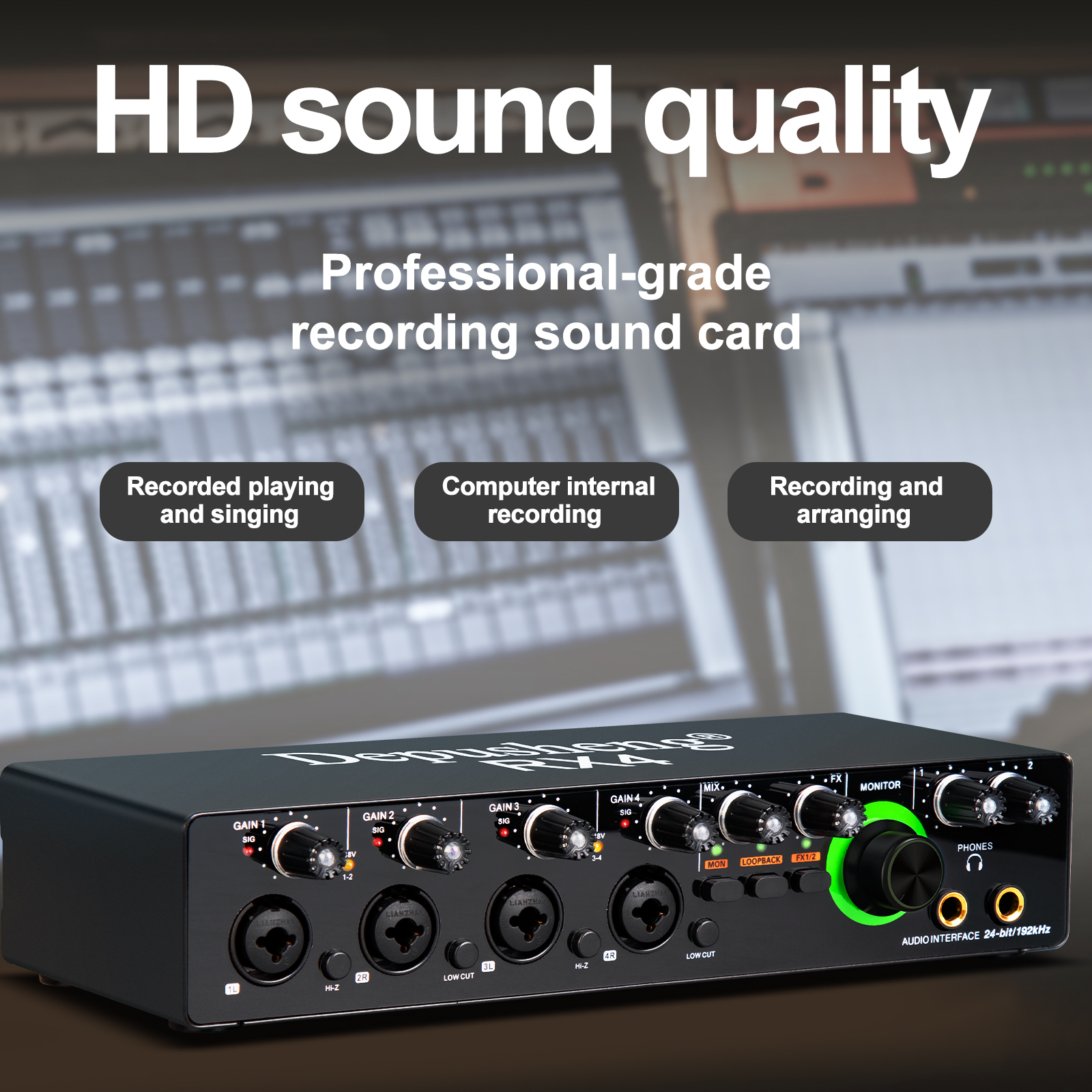 Newest 4 Channel Audio Sound C - Audio Without Music 리뷰 및 가격