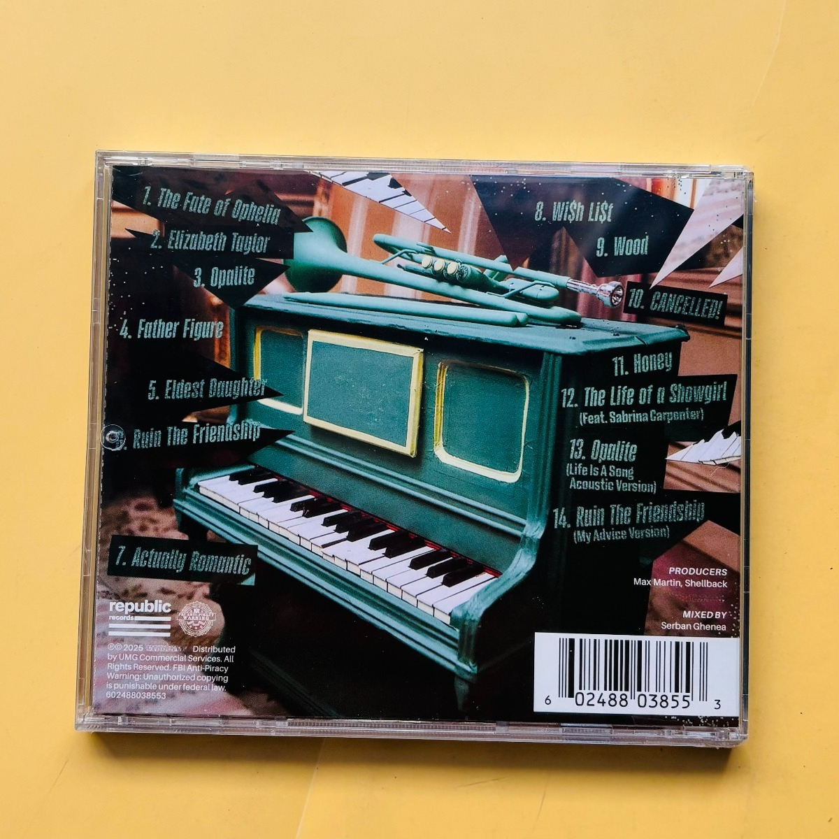 The Life of A Showgirl Special - Audio Music Track 리뷰 및 가격