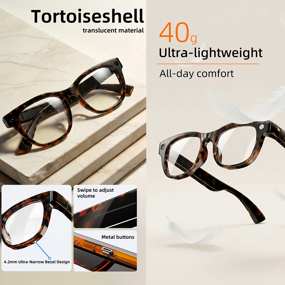 G600 Pro AI Smart Glasses 13MP - Audio Music Video 리뷰 및 가격