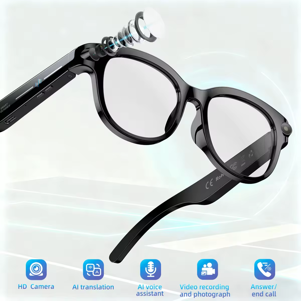 2026 New AI Smart Glasses with - Audio Music Video 리뷰 및 가격