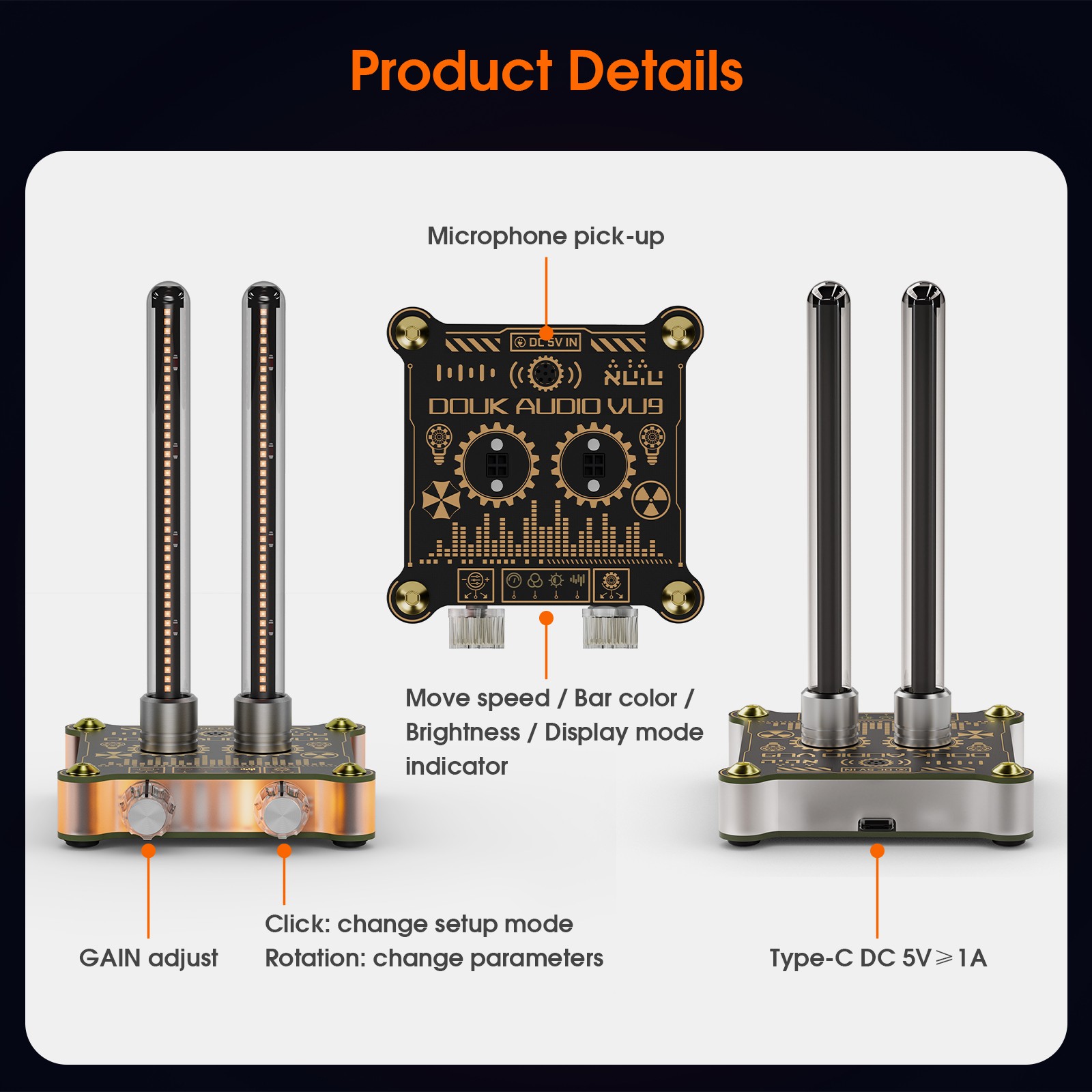 Douk Audio Dual Pixie Tube VU9 - Audio Youtube Music Free 리뷰 및 가격