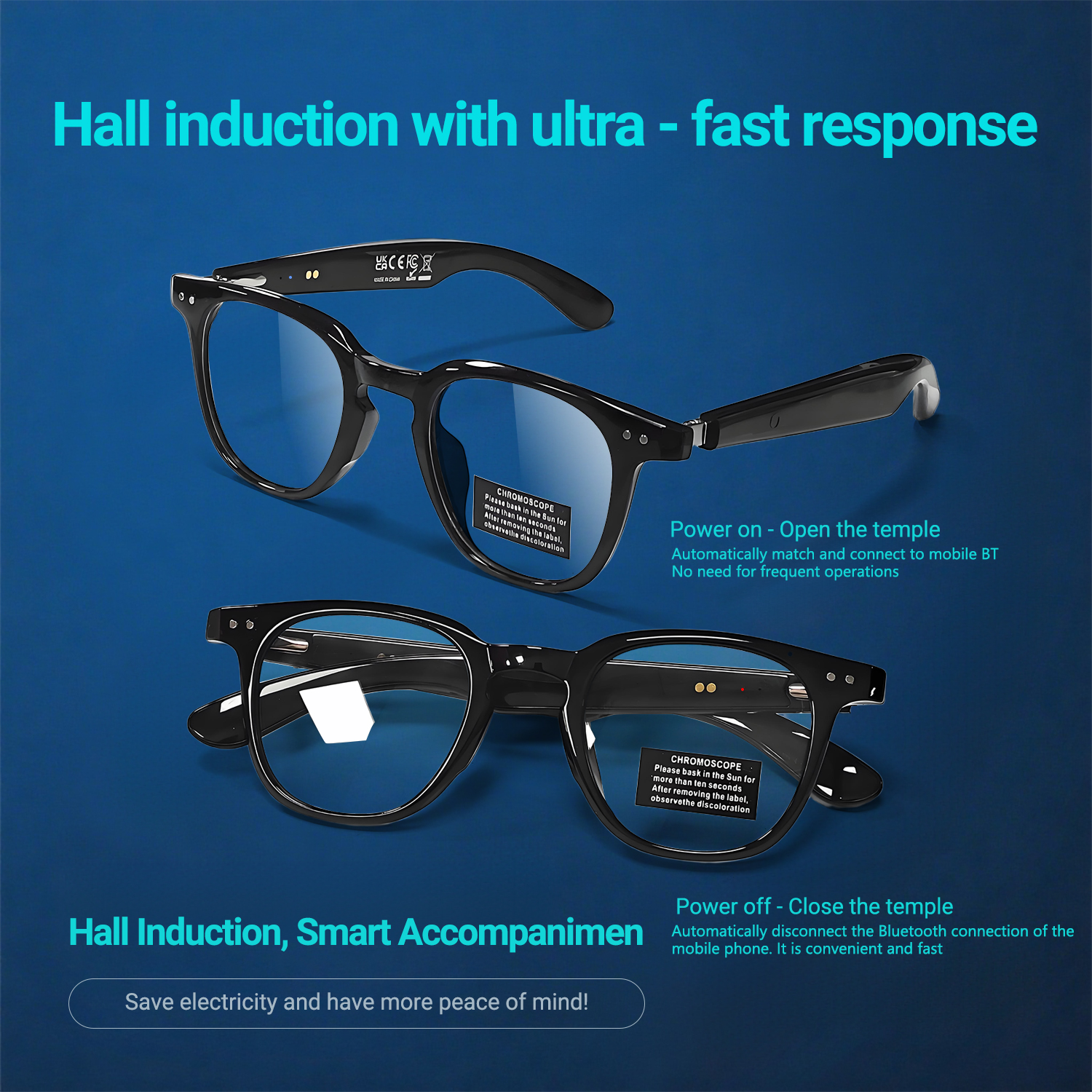 Photochromic Smart Glasses Ant - Audio Music Video 리뷰 및 가격