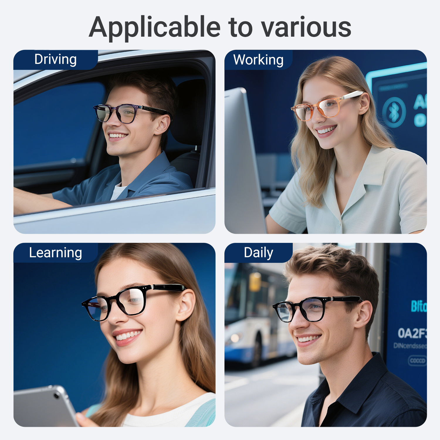 Photochromic Smart Glasses Ant - Audio Music Video 리뷰 및 가격