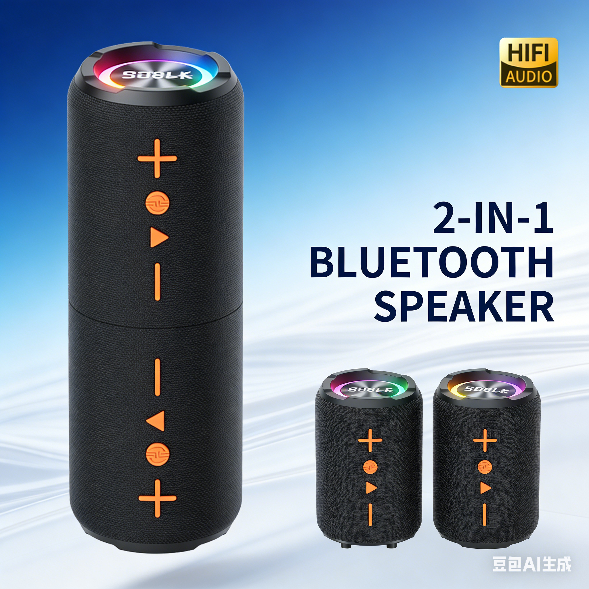 2-in-1 Separable Bluetooth Spe - Audio And Music Separate 리뷰 및 가격