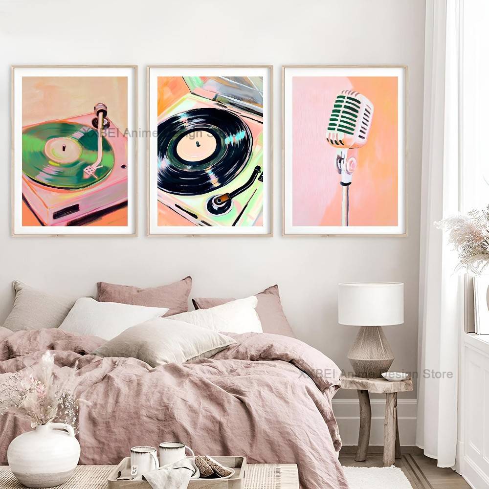 Vintage Audio Paper Poster Han - Audio Music Wallpaper 리뷰 및 가격