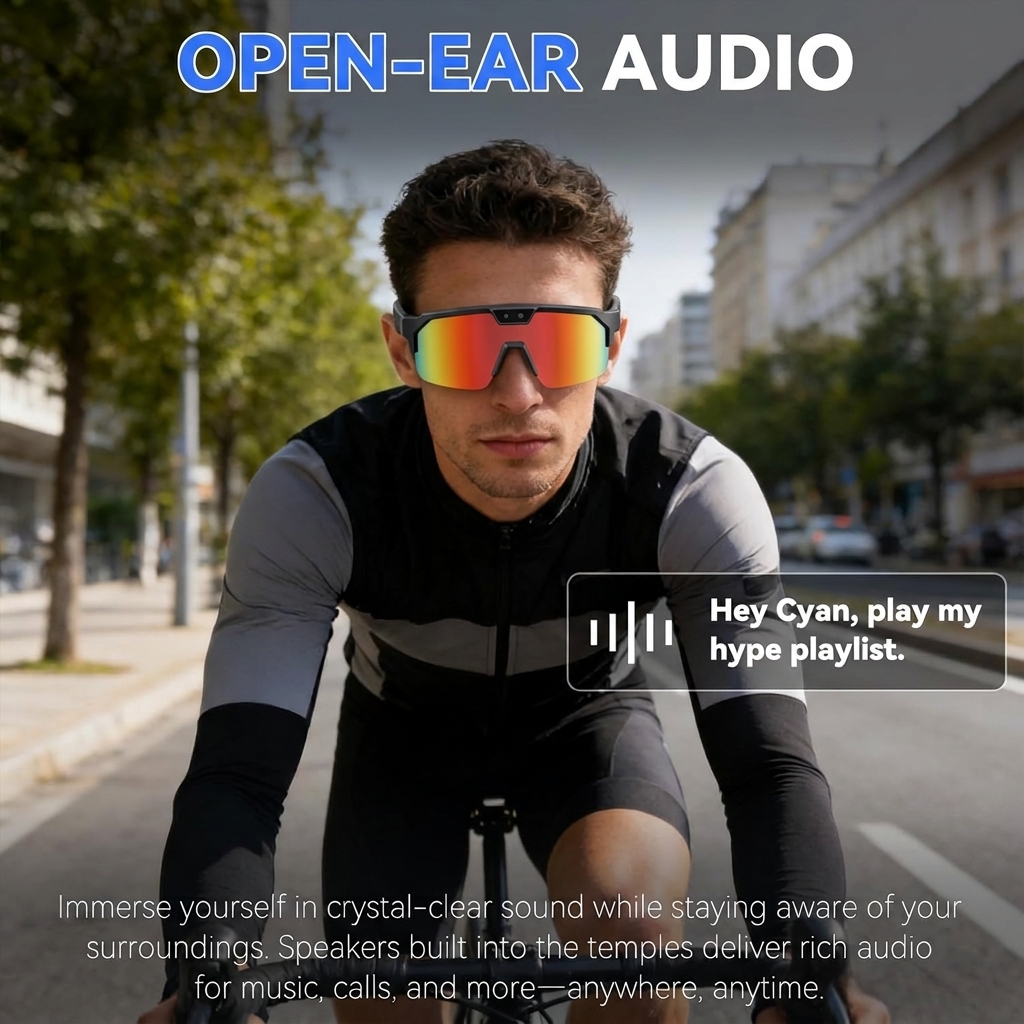 2026New AI Smart Glasses 1200P - Audio Music Video 리뷰 및 가격