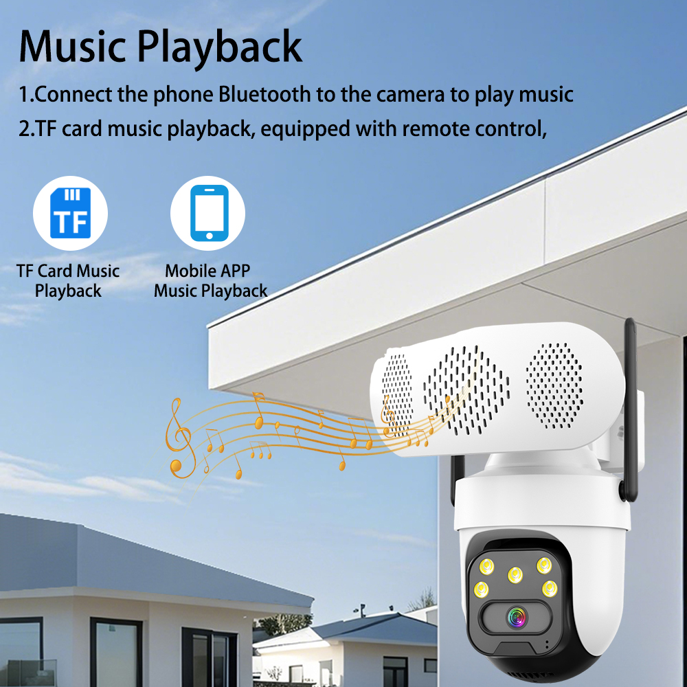 5MP Bluetooth Speaker PTZ Came - Audio Music Track 리뷰 및 가격