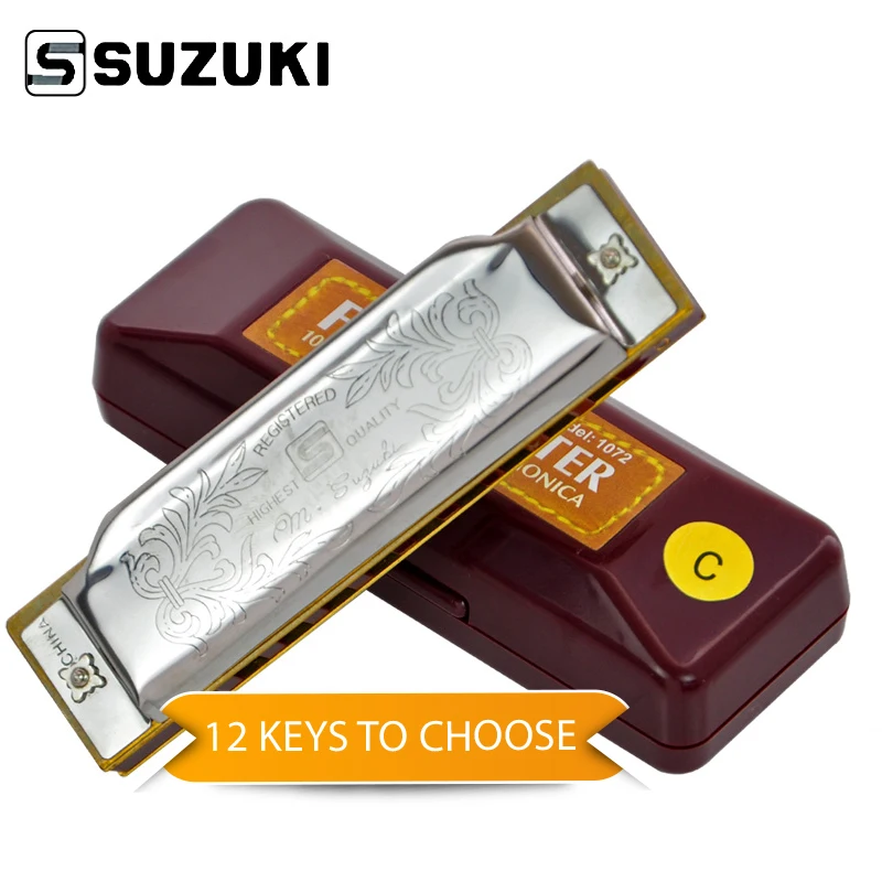 [12 Keys] Suzuki Diatonic Harm - Harmonica 10 Hole 리뷰 및 가격
