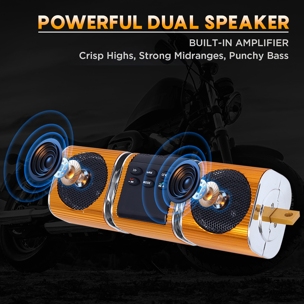 Motorcycle Audio FM Radio, USB - Audio Music Mp3 Free 리뷰 및 가격