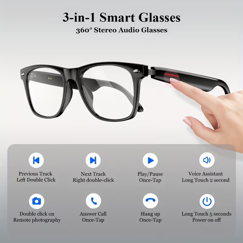 KOIPSSE Smart Glasses for Adul - Audio Music Technology 리뷰 및 가격